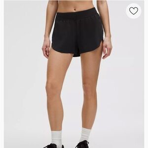lululemon athletica Black Athletic Running Shorts